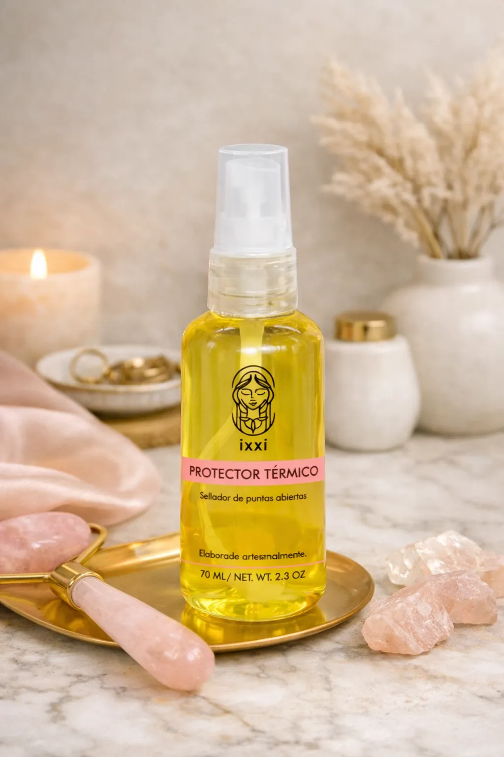 Sérum de Argán Sellador de Puntas y Protector Térmico IXXI 2